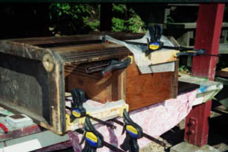 Radiobar Restoration: squaring up the cabinet