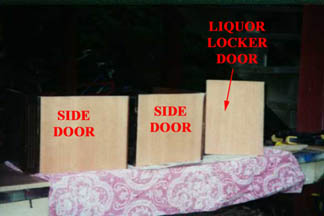 Radiobar Restoration: Repaired doors