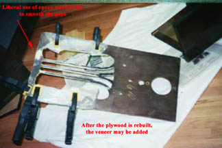 Radiobar Restoration: Rebuild Plywood Substrate -2