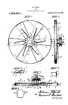 Sparks Radiator Fan Patent No. 1,256,941 
