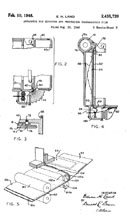 Edwin Land Polaroid Camera Patent No.2,435,720