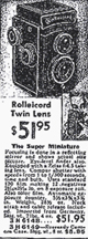 1939 Sears Rolleiflex Catalogue ad