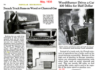 Gazogene Articles from Popular Mechanics, mid 1938
