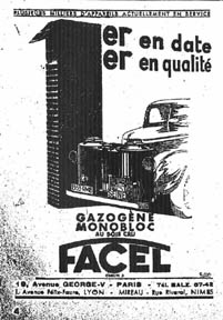 Gazogene Advertisement - Facel