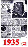 Sears Catalogue Radio Ads for 1935 (2)