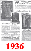Sears Catalogue Radio Ads for 1936