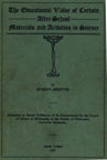 Dissertation about A.C. Gilbert Teaching methods