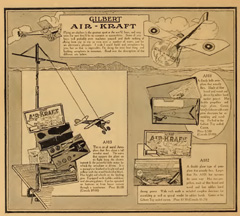 A.C. Gilbert Company Air- Kraft Sets from the 1918 Catalogue
