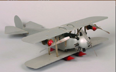 A.C. Gilbert Company Air- Kraft Set Float Plane Model 