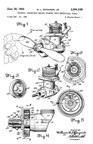  Effinger Patent for the Thunderhead Engine No.  3,064,309