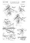  Effinger Flexible Wing Model Patent No.3,153,877 