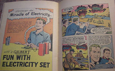 A.C. Gilbert Company Erector Adventures in Science Comic Book