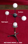 A.C. Gilbert Company Atomic Energy Set Molecule Model Instructions Hoffmann's 1865 Methane Model