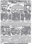 Page from the 1930 Sears Catalogue showing A.C. Gilbert Company Erector Sets