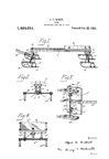 A.C. Gilbert Company New Wheel Toy Sled Patent No. 1424011 