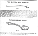 Excerpt from the chemistry manual about the Chemical measure
