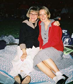 Angela and Karyn on the Lawn