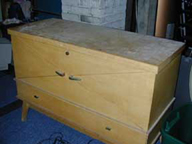  1950s Rectilinear Cavalier Cedar Chest 