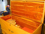  1950s Rectilinear Cavalier Cedar Chest 
