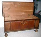 Mike's Cavalier Cedar  Chest Open