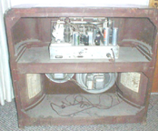  Silvertone M-4688 Console Radio -- back