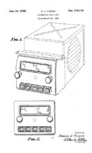 Auto radio Design patent D110116