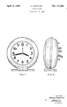 Dreyfuss Big Ben Patent D114262