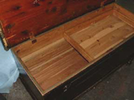 Jerrys Cavalier Cedar Chest open