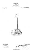 Western Electric Type 51AL Dial Candlestick Phone, Patent D-41,794