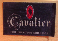  1950s Cavalier Cedar 5 drawer  Chest with cloth label