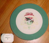  Cavalier Cedar Chest promotional gift - plate by Homer laughlin
