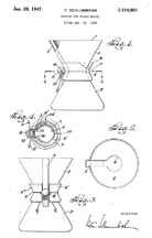 Schlumbohm Chemex Coffeee Brewer Patent No. 2,414,901