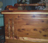  Curly Maple Traditional Cavalier Cedar Chest 