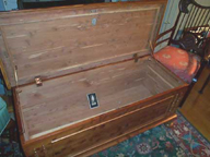 Curly Maple Traditional Cavalier Cedar Chest 