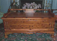  Curly Maple Traditional Cavalier Cedar Chest 
