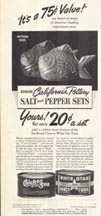 Ad for Chicken of the Sea Salt Shakers