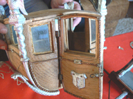 Napoleonic Coach in construction -- Application of Ornament