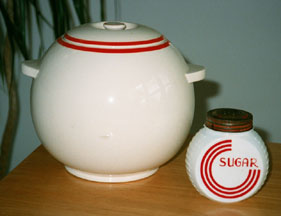 Cookie Jar and Sugar Shaker