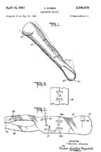 Eames Molded Plywood Leg Splint Patent No 2,548,470