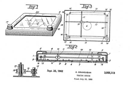 Grandjean Etch-A-Sketch Patent