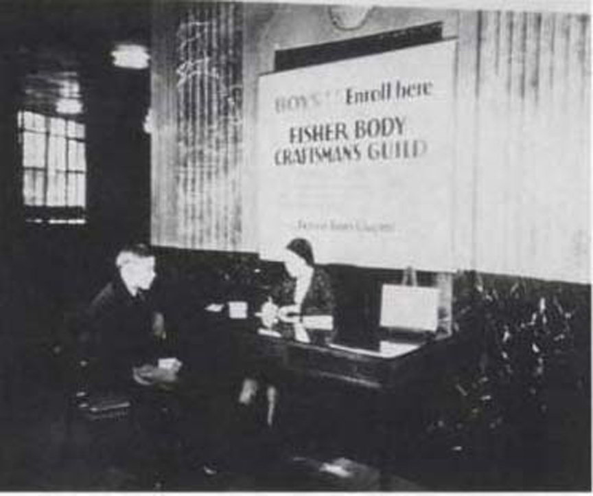 Signing up for the Fisher Body Guild