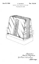 Chapman Flapper Toaster Design Patent D110139