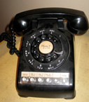 Western Electric Model 564 Desk phone, Black
