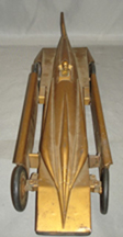 Model of the Golden Arrow land Speed Car, right side
