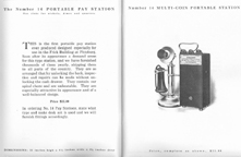 Catalogue excerpt for the Gray Model 14 Payphone