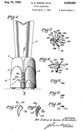 Hollywood Blender Use Patent 2328526