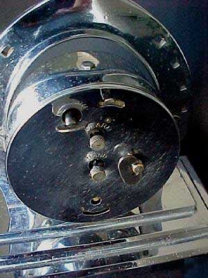 Ingraham Ace Horseshoe Clock-back View