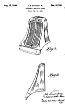 John Stuart Irving Design patent for a Radiator D-81,795