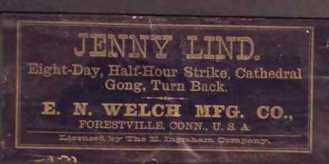 Welch Jenny Lind Clock