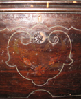 Nicoles 1930s Jacobean  Cavalier Cedar Chest 